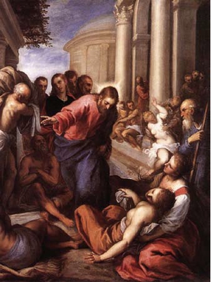 Palma il Giovane, Christ Healing the Paralytic, 1592
